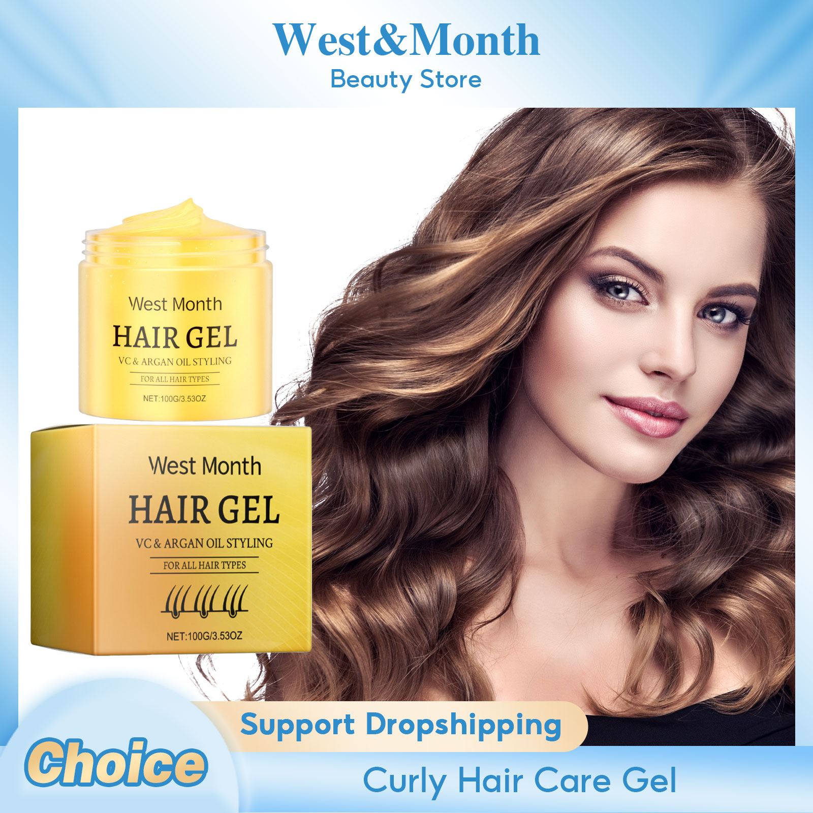 Hair Care For Curly Dry Hair - Creme de cuidados com o cabelo
