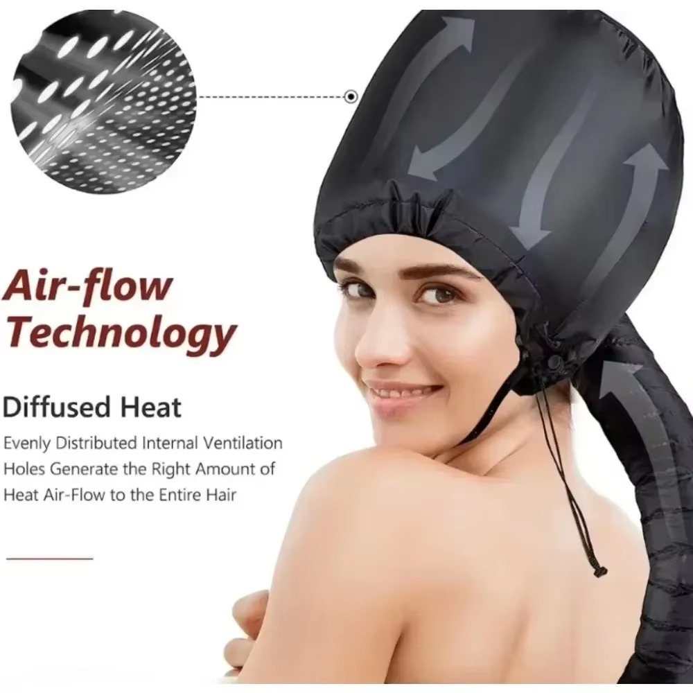 Portátil gorro secador de cabe - Hair Care For Curly Dry Hair avaliação e preço